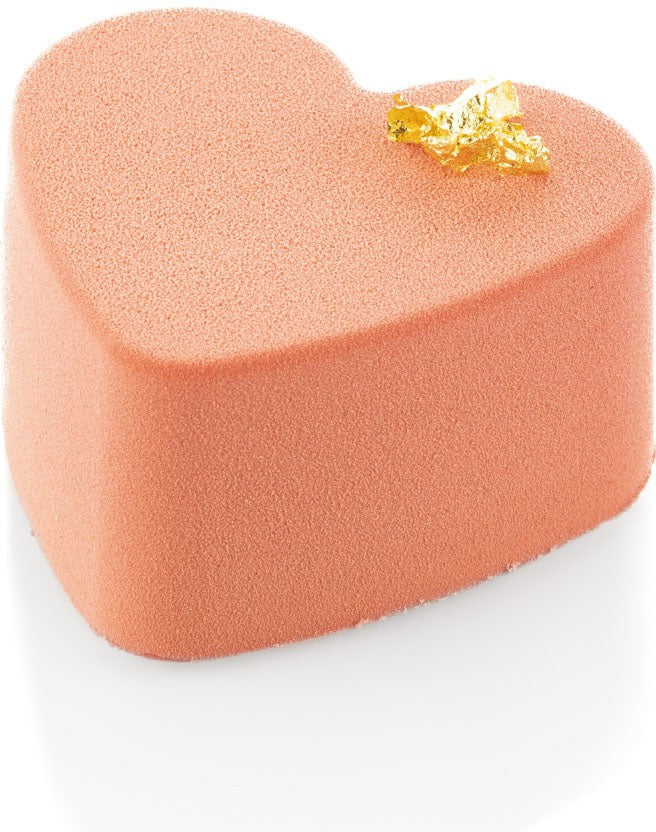 Silikomart - 3.1" Silicone Heart Baking & Freezing Mold with 24 Cavities - SQ086