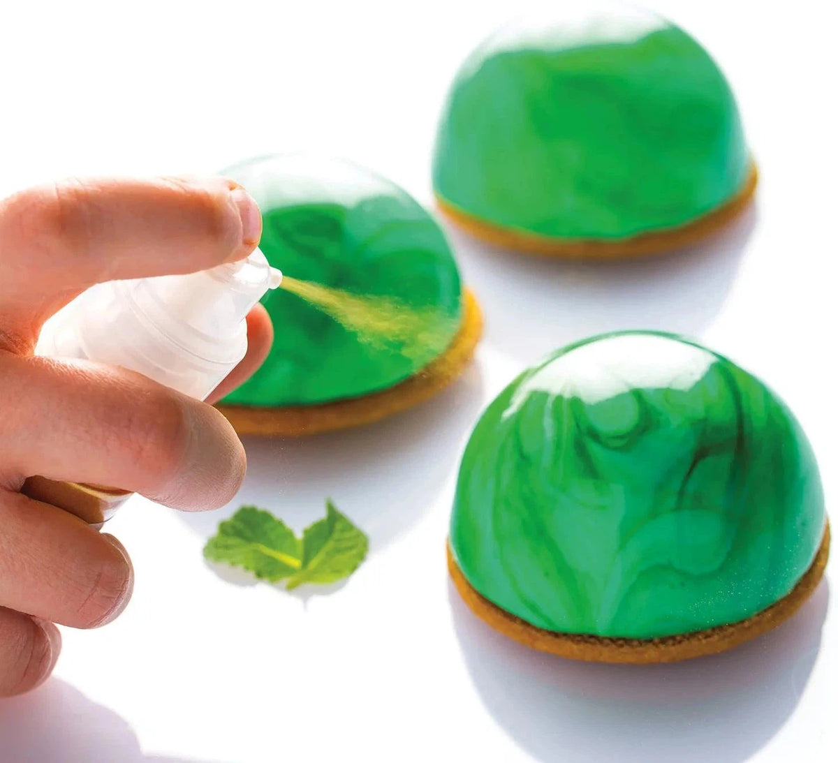 Silikomart - 3.1" x 1.5" Silicone 5 Compartment Half Spheres Baking Mold - SF001