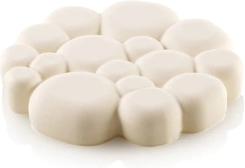 Silikomart - 3.1" x 2.7" Paradis Silicone Kit Tarte Ring, 6 Rings - KIT TARTE RING PARADIS