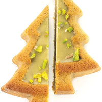 Silikomart - 3.2" x 2.6" x 1.2" Silicone #8 Compartment Pino Tree Baking Mold - SF108