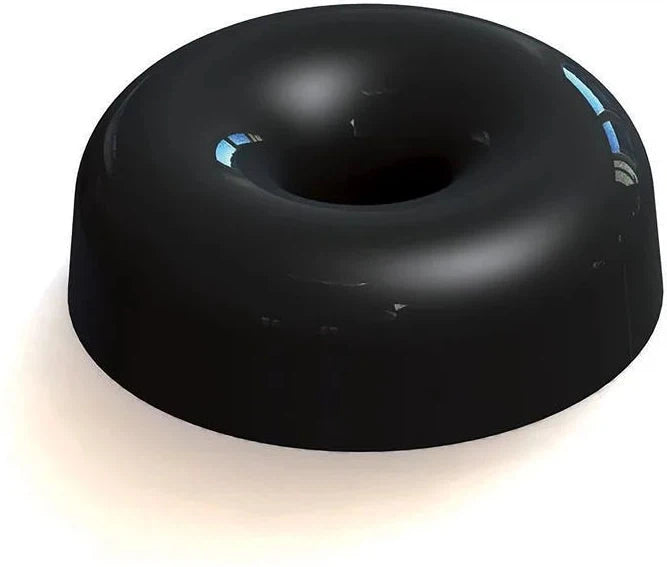Silikomart - 3.3" x 1.1" Silicone Black 24 Compartment Donuts Baking Mold - SQ059