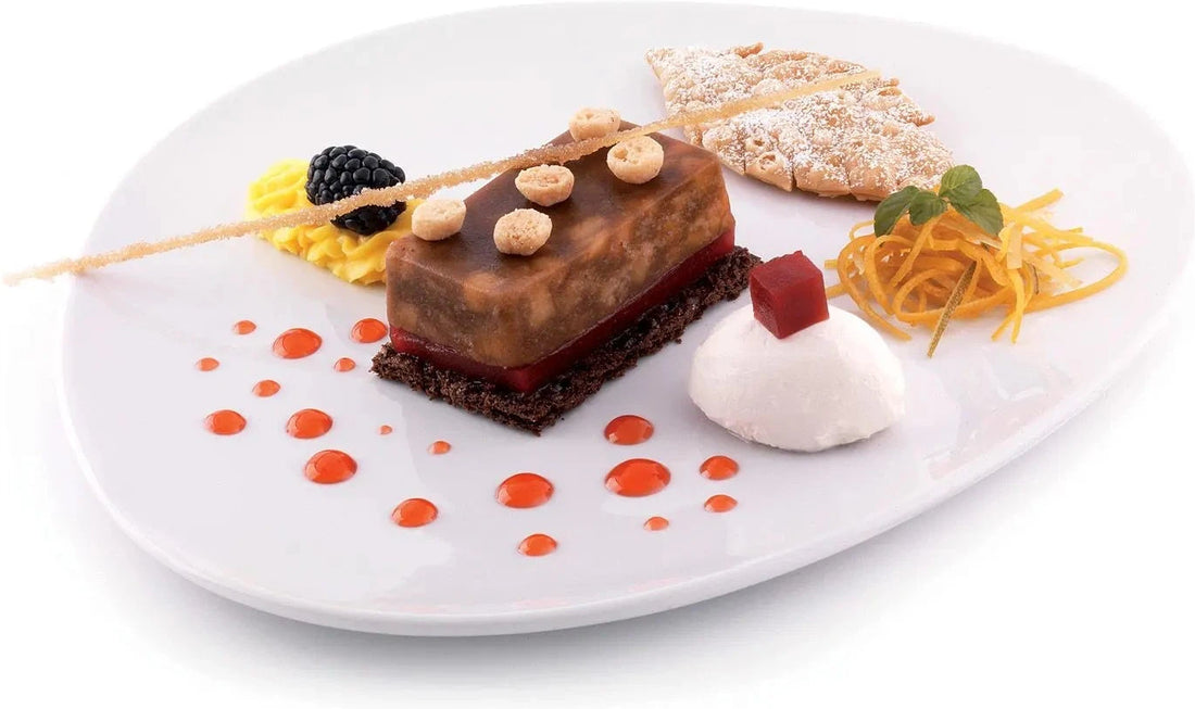 Silikomart - 3.4" x 1.8" x 0.9" Silicone #7 Compartment Rettangolo Baking Mold - SF110