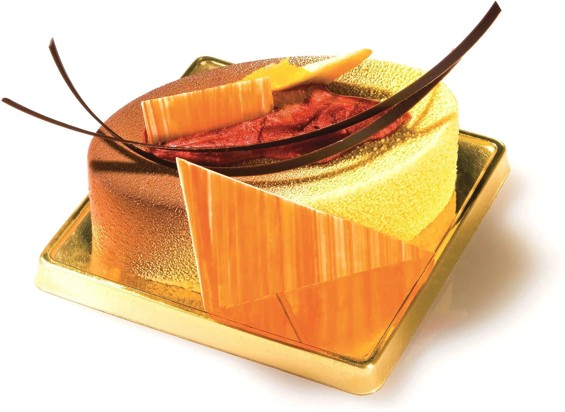 Silikomart - 3.4" x 2" x 0.9" Silicone #6 Compartment Oval Baking Mold - SF111