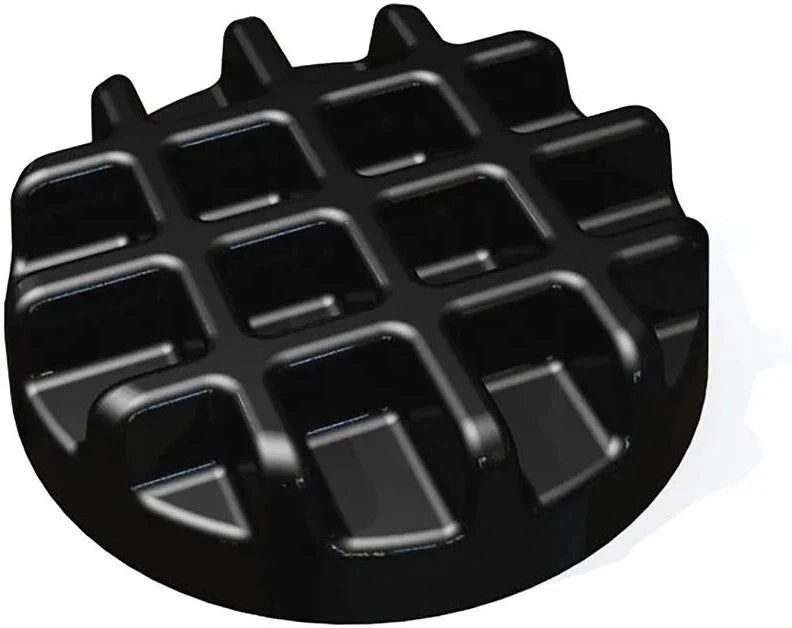 Silikomart - 3.5" x 0.9" Silicone Black 18 Compartment Round Waffle Baking Mold - SQ051