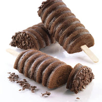 Silikomart - 3.6" x 1.7" x 1" Silicone Tango Baking Moulds, Pack of 2 - GEL04