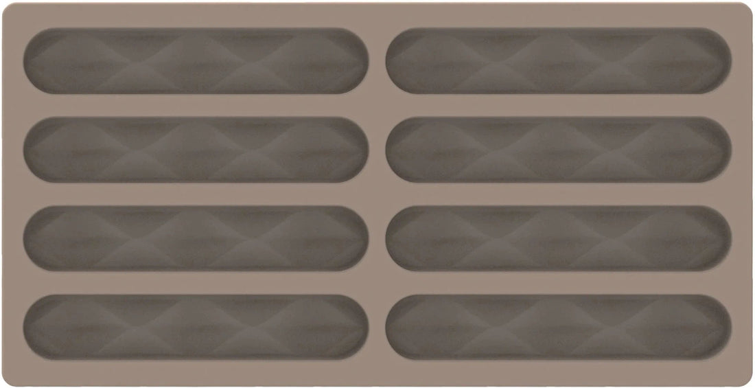 Silikomart - 4.7" Kit Bar Sisma Polycarbonate Chocolate Mould - KIT BAR SISMA