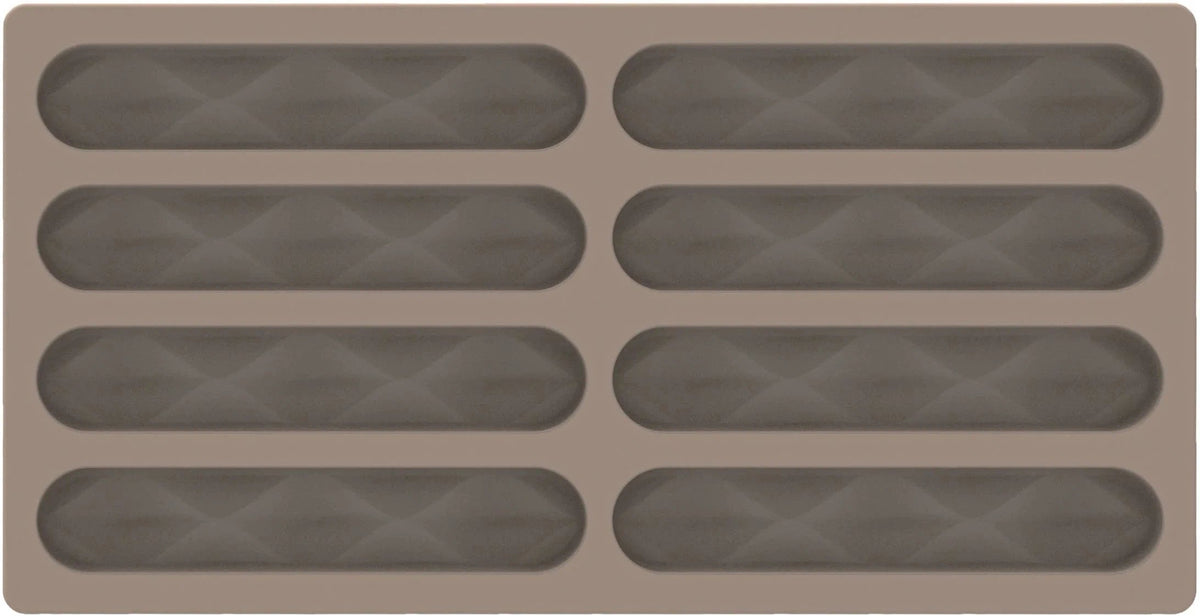 Silikomart - 4.7" Kit Bar Sisma Polycarbonate Chocolate Mould - KIT BAR SISMA