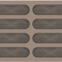 Silikomart - 4.7" Kit Bar Sisma Polycarbonate Chocolate Mould - KIT BAR SISMA