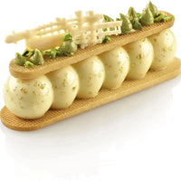 Silikomart - 5.1" Silicone Mould with Cookie Cutter - CURVETRUFFLEECLAIR