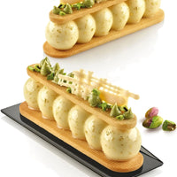Silikomart - 5.1" Silicone Mould with Cookie Cutter - CURVETRUFFLEECLAIR