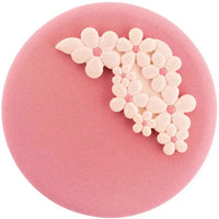 Silikomart - 5.5" Dessert-Top Silicone Baking Mold with 2 Cavities - FLORA 80