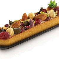 Silikomart - 5.7" x 1.3" Silicone Kit Tarte Ring Oblong, 6 Rings - KIT TARTE RING OBLONG