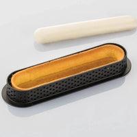 Silikomart - 5.7" x 1.3" Silicone Kit Tarte Ring Oblong, 6 Rings - KIT TARTE RING OBLONG