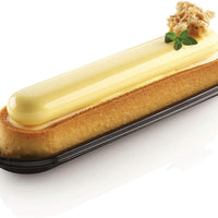 Silikomart - 5.7" x 1.3" Silicone Kit Tarte Ring Oblong, 6 Rings - KIT TARTE RING OBLONG