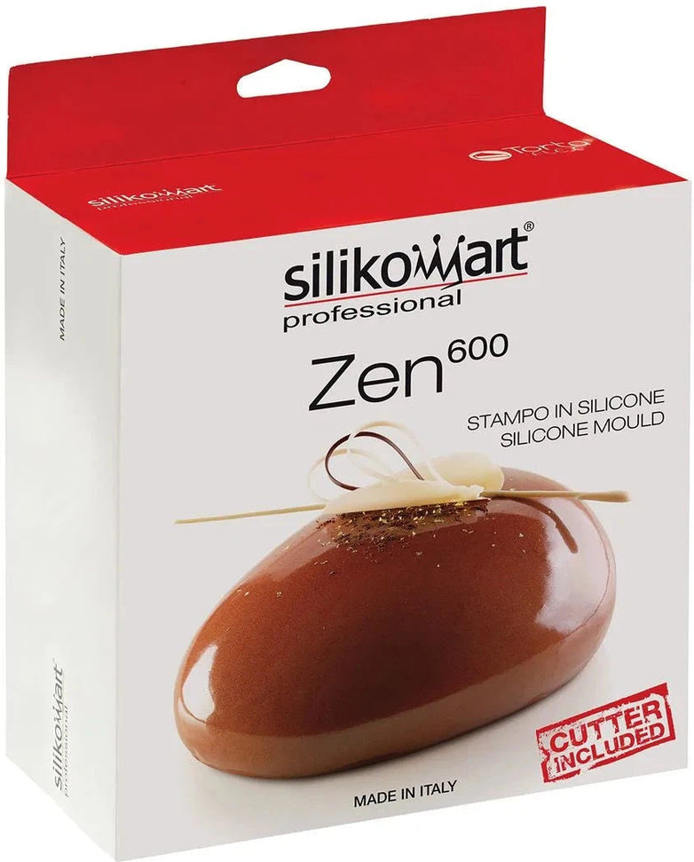 Silikomart - 6.1" x 4.5" x 2.33" Silicone Stampo Baking Mould - ZEN600