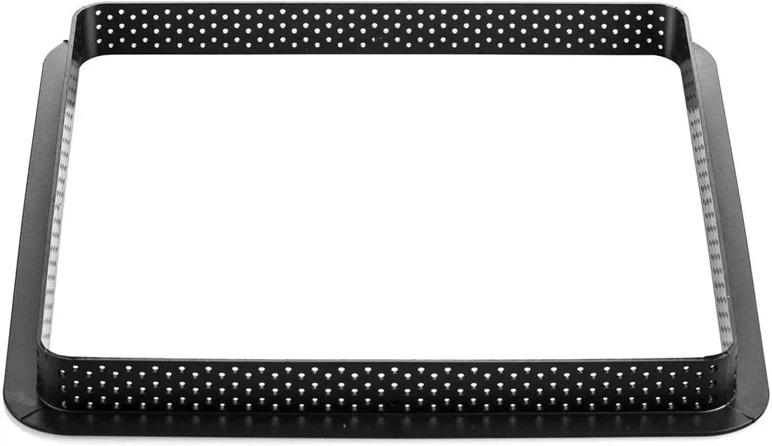 Silikomart - 7.4" x 6.6" Bubble-Shaped Silicone Kit Tarte Ring, With Rectangular Tart Rings - KIT TART RING BUBBLE