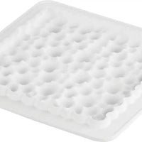 Silikomart - 7.4" x 6.6" Bubble-Shaped Silicone Kit Tarte Ring, With Rectangular Tart Rings - KIT TART RING BUBBLE