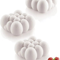 Silikomart - 7.8" x 7.8" x 2.1" Silicone Cloud 1600 Baking Mould - CLOUD
