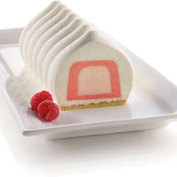 Silikomart - 8.6" x 3.5" x 1.9" Silicone Inserto Bûche Baking Mould - BUCHE INSERT