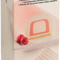 Silikomart - 8.6" x 3.5" x 1.9" Silicone Inserto Bûche Baking Mould - BUCHE INSERT