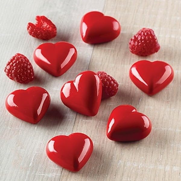 Silikomart - 9.4" 12 My Love Brown Silicone Mould - SCG48 3D