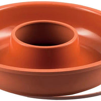 Silikomart - 9.4" x 2.1" Silicone Savarin Round Bundt Baking Mould with Safety Ring - SFT205