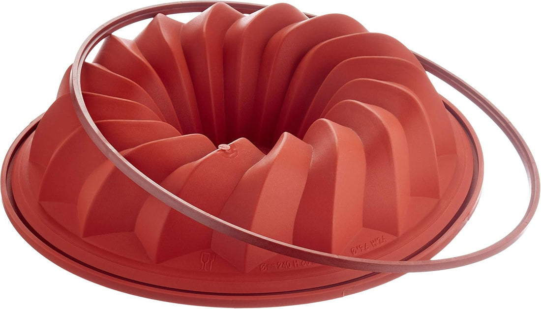 Silikomart - 9.4" x 2.3" Silicone Savarin Baking Mould - SFT224 - DISCONTINUED