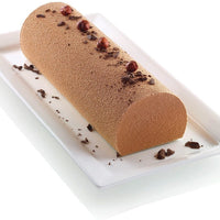 Silikomart - 9.8" x 3.5" x 2.7" Silicone Buche Baking Mould - BUCHE 1