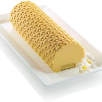 Silikomart - 9.8" x 3.5" x 2.7" Silicone Buche Baking Mould - BUCHE 1