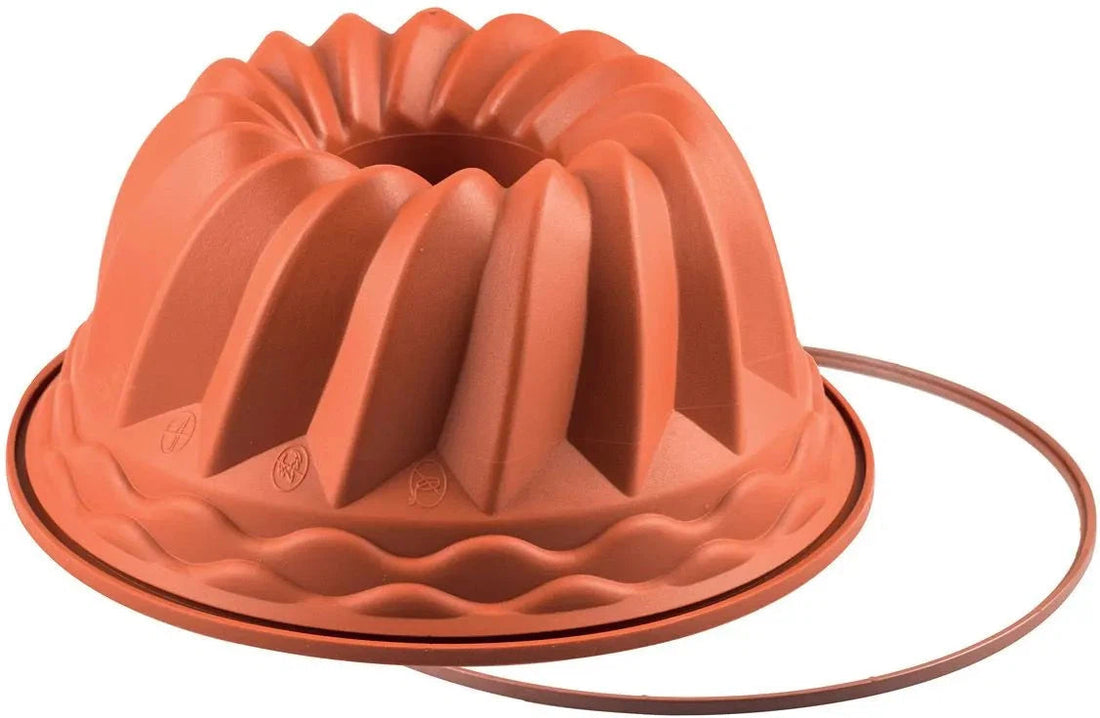 Silikomart - 9.8" x 4.3" Silicone Gugelhupf Baking Mould - SFT250