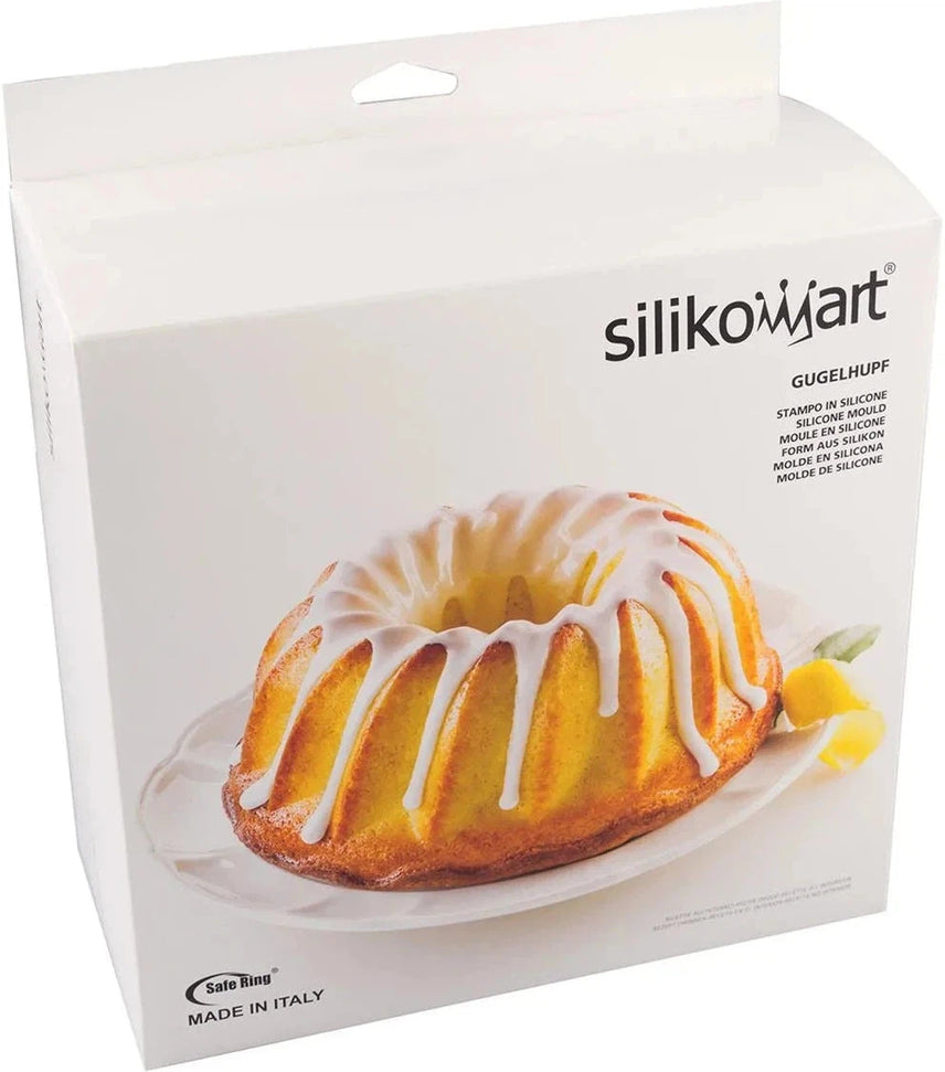 Silikomart - 9.8" x 4.3" Silicone Gugelhupf Baking Mould - SFT250