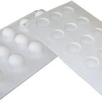 Silikomart - Individual 3-Piece Silicone Baking Mold Set with Plastic Support - STELLA DELCIRCO