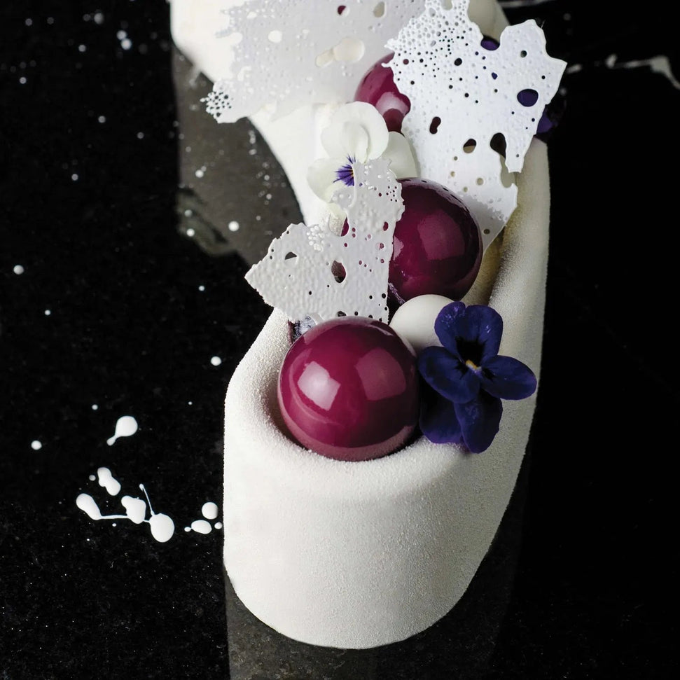 Silikomart - Individual 3-Piece Silicone Baking Mold Set with Plastic Support - STELLA DELCIRCO