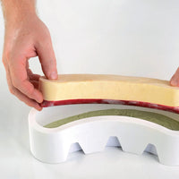 Silikomart - Individual 3-Piece Silicone Baking Mold Set with Plastic Support - STELLA DELCIRCO