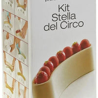 Silikomart - Individual 3-Piece Silicone Baking Mold Set with Plastic Support - STELLA DELCIRCO