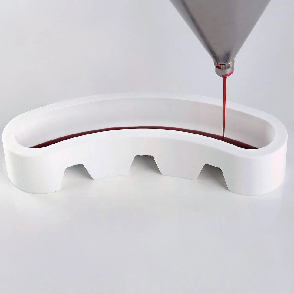 Silikomart - Individual 3-Piece Silicone Baking Mold Set with Plastic Support - STELLA DELCIRCO