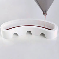 Silikomart - Individual 3-Piece Silicone Baking Mold Set with Plastic Support - STELLA DELCIRCO