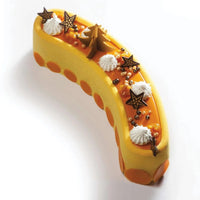 Silikomart - Individual 3-Piece Silicone Baking Mold Set with Plastic Support - STELLA DELCIRCO