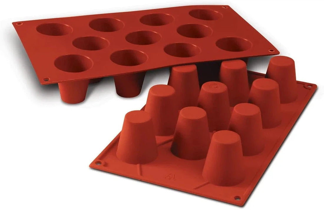 Silikomart - Silicone 11 Compartment Small Baba Baking Mold - SF020