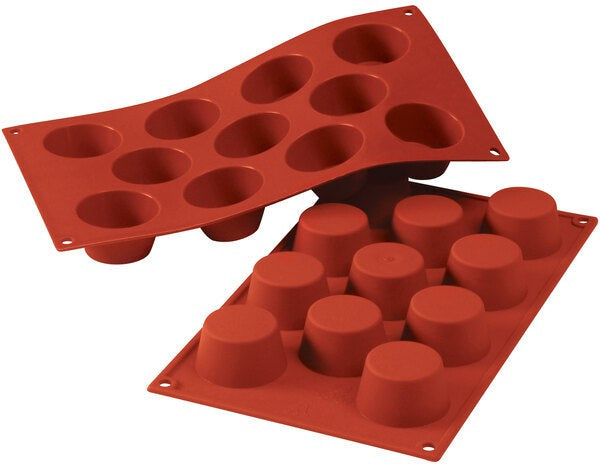 Silikomart - Silicone 11 Compartment Small Muffins Baking Mold - SF022