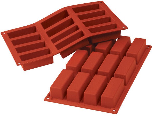 Silikomart - Silicone 12 Compartment Cakes Baking Mold - SF026