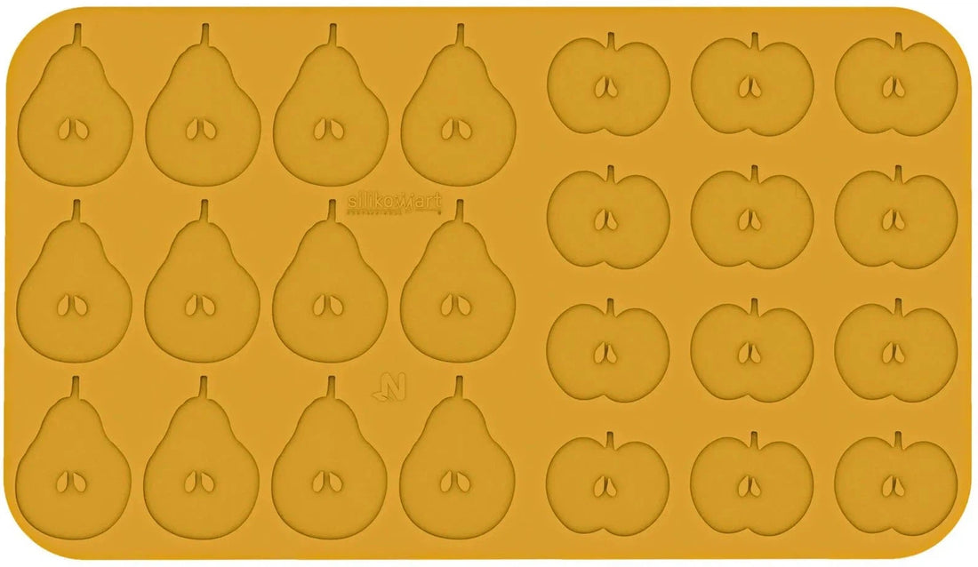 Silikomart - Silicone 12 Compartments Apple Pear Baking Mold - MELA&PERA
