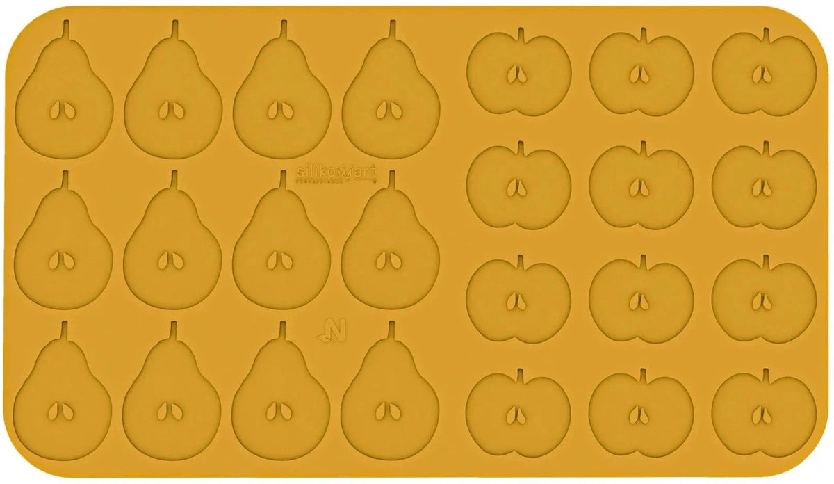 Silikomart - Silicone 12 Compartments Apple Pear Baking Mold - MELA&PERA