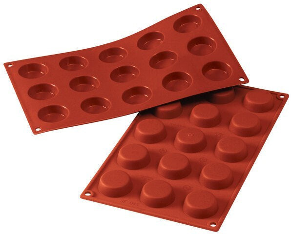 Silikomart - Silicone 15 Compartment Flan Baking Mold - SF043