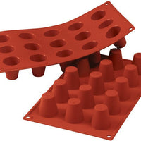 Silikomart - Silicone 15 Compartment Small Baba Baking Mold - SF019