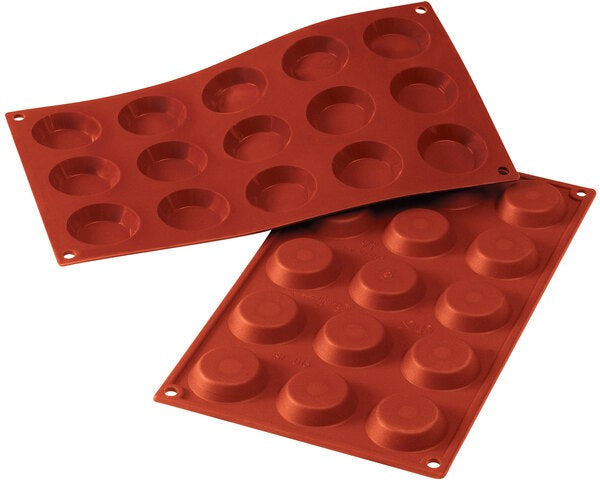 Silikomart - Silicone 15 Compartment Tartelettes Baking Mold - SF013