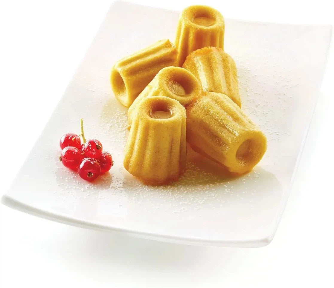 Silikomart - Silicone 18 Compartment Small Bordelais Baking Mold - SF033