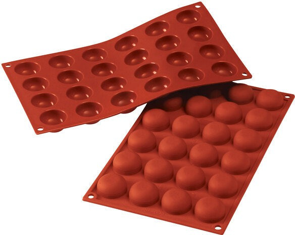 Silikomart - Silicone 24 Compartment Pomponnettes Baking Mold - SF009