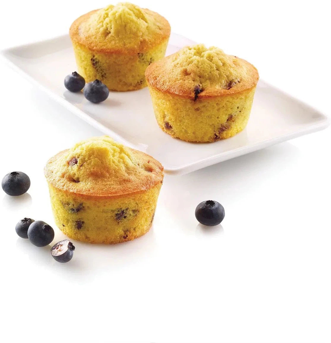 Silikomart - Silicone 6 Compartment Medium Muffins Baking Mold - SF023