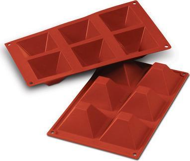 Silikomart - Silicone 6 Compartment Pyramid Baking Mold - SF007 - DISCONTINUED